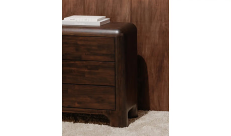Rowan 6 Drawer Dresser Dark Brown by Moe's Home at Eve Furniture