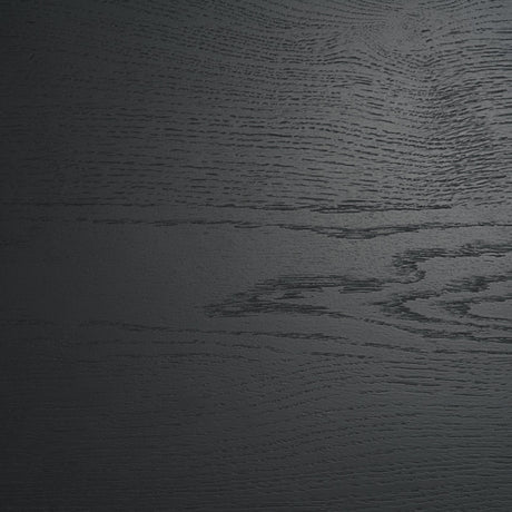 Rowan Black Oak Wood Closed 4 Door Sideboard by Mercana at Eve Furniture
