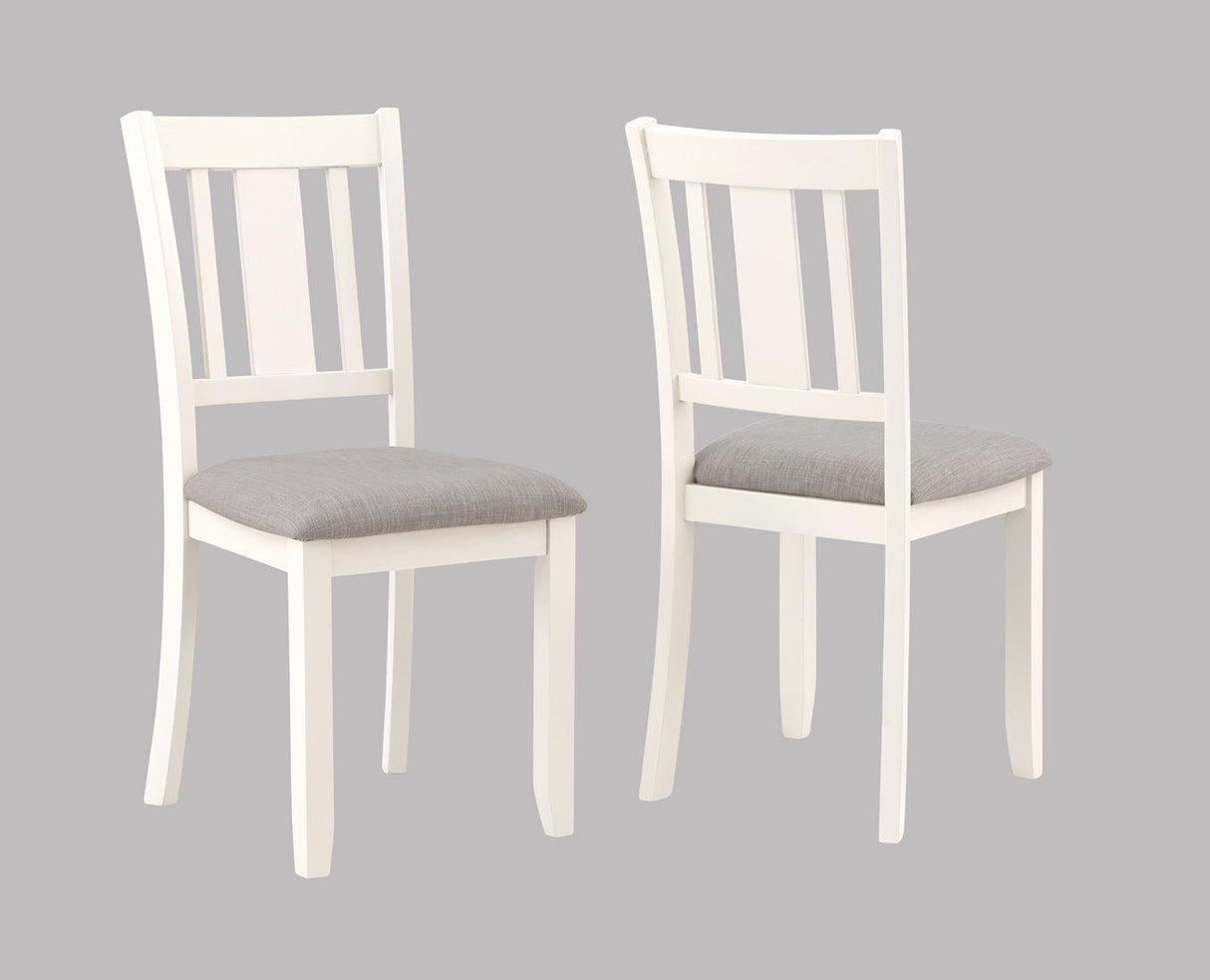 Rowan Chalk Gray 6-Piece Dining Set by Crown Mark at Eve Furniture