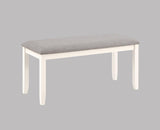 Rowan Chalk Gray 6-Piece Dining Set by Crown Mark at Eve Furniture