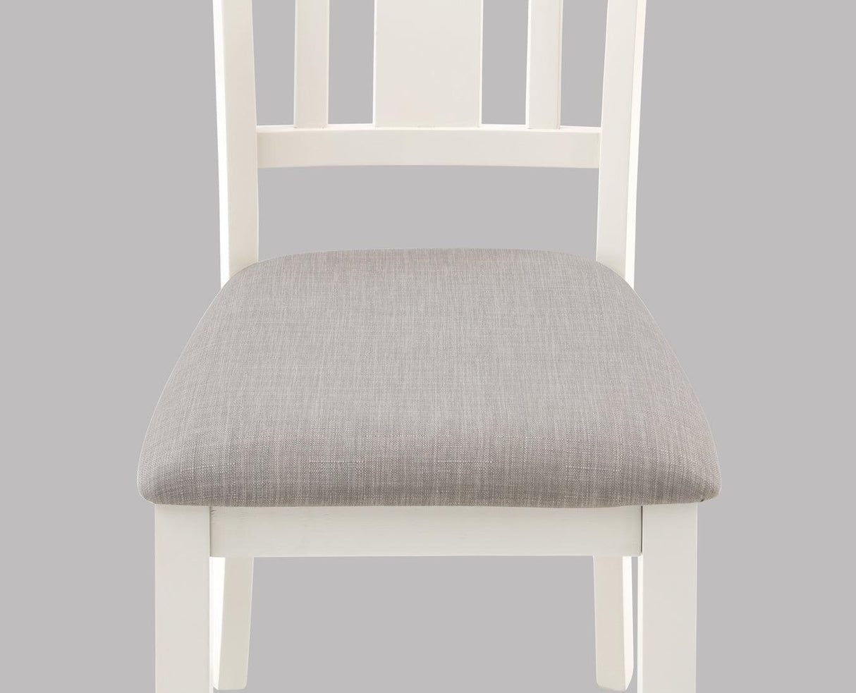 Rowan Chalk Gray 6-Piece Dining Set by Crown Mark at Eve Furniture