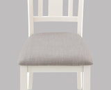 Rowan Chalk Gray 6-Piece Dining Set by Crown Mark at Eve Furniture