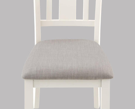 Rowan Chalk Gray 6-Piece Dining Set by Crown Mark at Eve Furniture