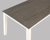 Rowan Chalk Gray 6-Piece Dining Set by Crown Mark at Eve Furniture