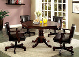 Rowan Cherry Arm Chair by Furniture of America at Eve Furniture