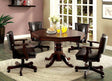 Rowan Cherry/Black 5-Piece Dining Room Set by Furniture of America at Eve Furniture