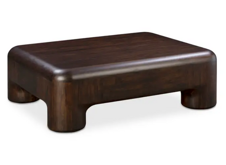 Rowan Coffee Table Dark Brown by Moe's Home at Eve Furniture