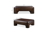 Rowan Coffee Table Dark Brown by Moe's Home at Eve Furniture