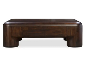 Rowan Coffee Table Dark Brown by Moe's Home at Eve Furniture
