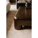 Rowan Dark Brown Coffee Table by Moe's Home at Eve Furniture