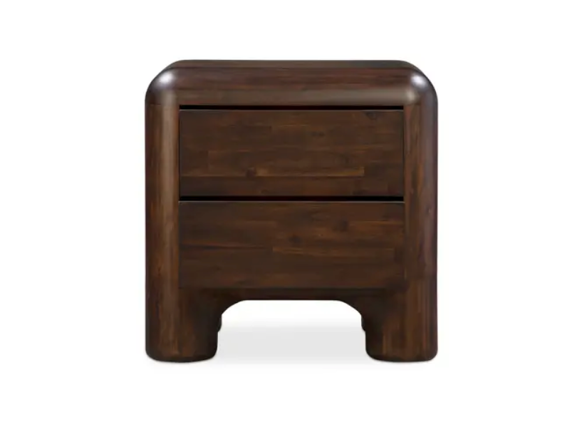 Rowan Nightstand Dark Brown by Moe's Home at Eve Furniture