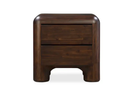 Rowan Nightstand Dark Brown by Moe's Home at Eve Furniture