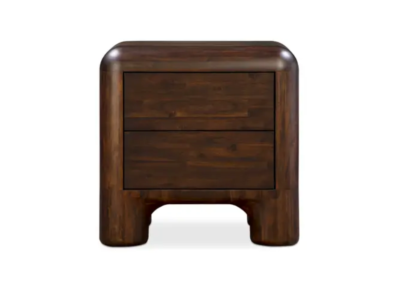 Rowan Nightstand Dark Brown by Moe's Home at Eve Furniture
