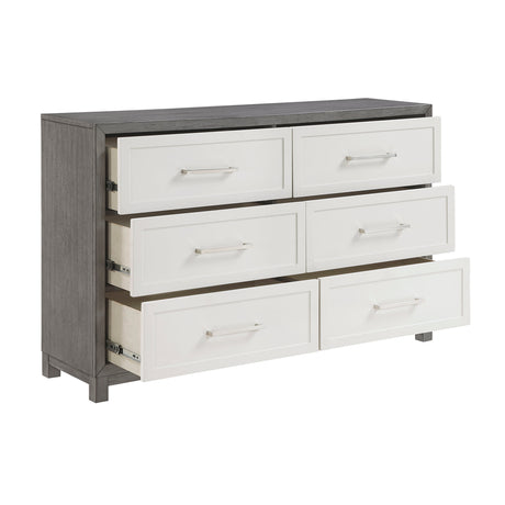Rowan Two-tone Dresser by Homelegance at Eve Furniture