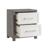 Rowan Two-tone Nightstand by Homelegance at Eve Furniture