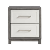 Rowan Two-tone Nightstand by Homelegance at Eve Furniture