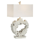 Rowan White Table Lamp (Set of 2) by Crestview at Eve Furniture