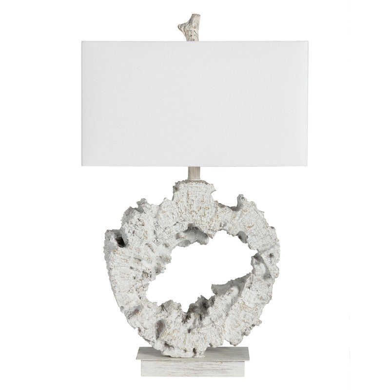 Rowan White Table Lamp (Set of 2) by Crestview at Eve Furniture
