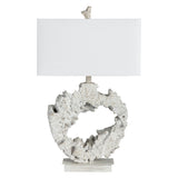 Rowan White Table Lamp (Set of 2) by Crestview at Eve Furniture