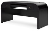 Rowanbeck Black 60" Home Office Desk