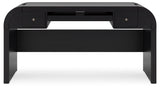 Rowanbeck Black 60" Home Office Desk