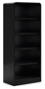 Rowanbeck Black 72" Bookcase by Ashley at Eve Furniture