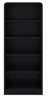 Rowanbeck Black 72" Bookcase by Ashley at Eve Furniture