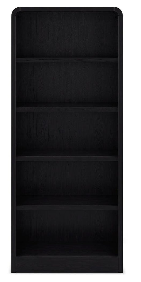 Rowanbeck Black 72" Bookcase by Ashley at Eve Furniture