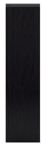 Rowanbeck Black 72" Bookcase by Ashley at Eve Furniture
