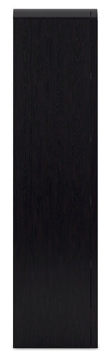 Rowanbeck Black 72" Bookcase