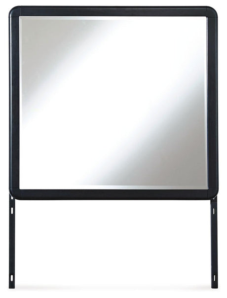 Rowanbeck Black Bedroom Mirror by Ashley at Eve Furniture