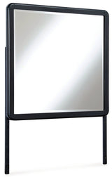 Rowanbeck Black Bedroom Mirror