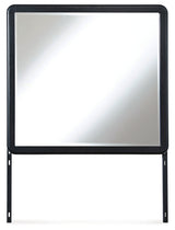 Rowanbeck Black Bedroom Mirror