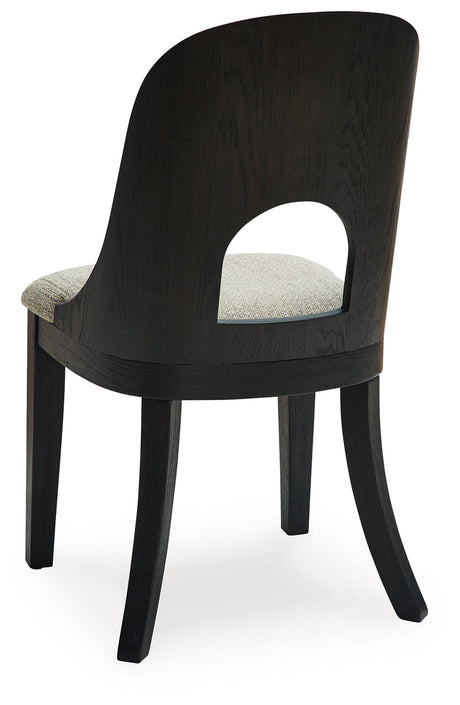Rowanbeck Black Dining Room Set by Ashley at Eve Furniture