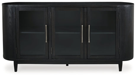 Rowanbeck Black Dining Server by Ashley at Eve Furniture