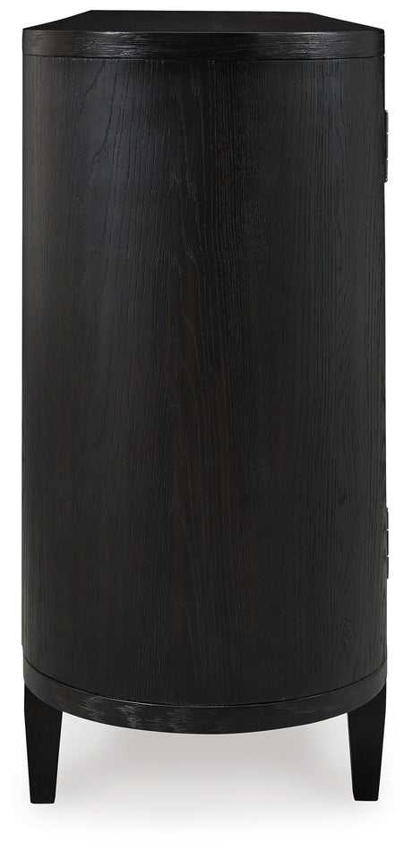 Rowanbeck Black Dining Server by Ashley at Eve Furniture