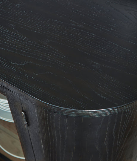 Rowanbeck Black Dining Server by Ashley at Eve Furniture