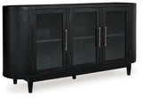 Rowanbeck Black Dining Server by Ashley at Eve Furniture