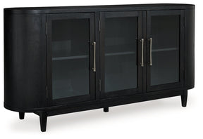 Rowanbeck Black Dining Server by Ashley at Eve Furniture