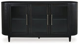 Rowanbeck Black Dining Server