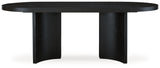 Rowanbeck Black Dining Table