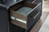 Rowanbeck Black Dresser by Ashley at Eve Furniture
