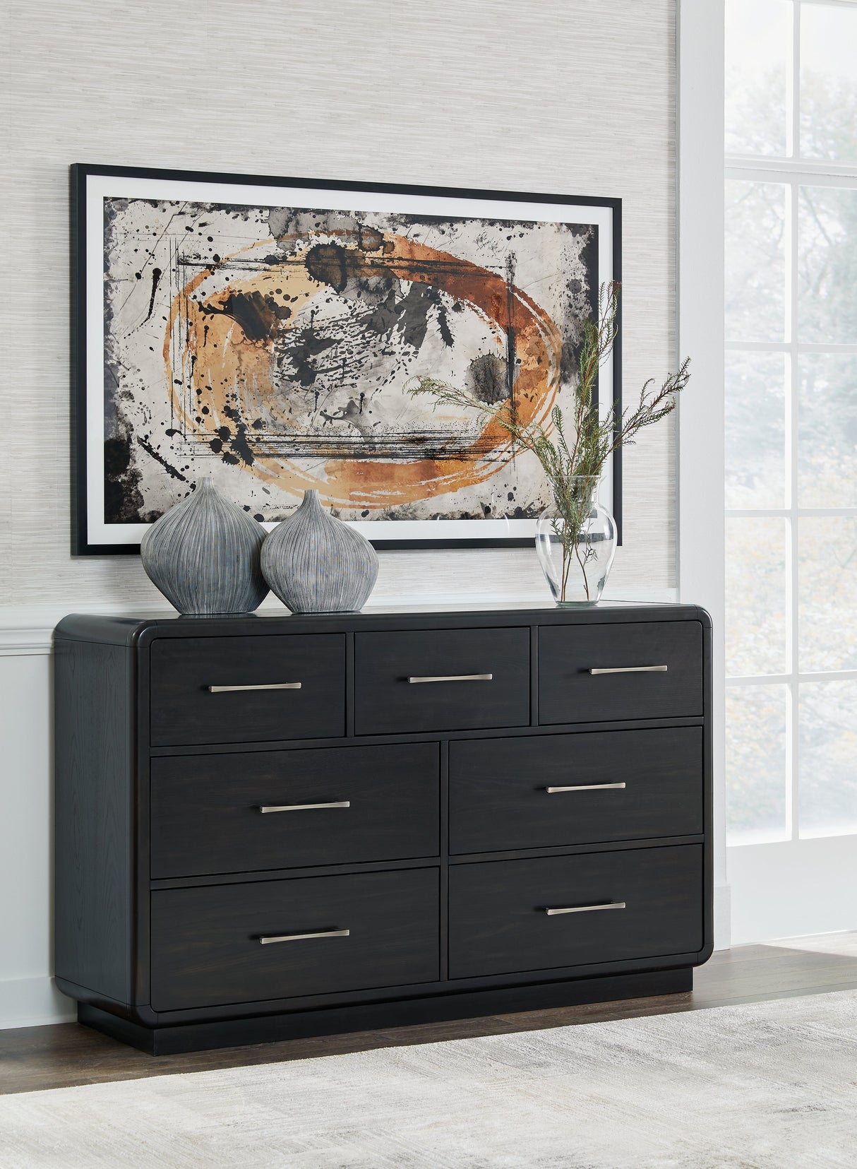 Rowanbeck Black Dresser