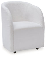 Rowanbeck Dining Table and 4 Chairs with Storage in Black by Ashley at Eve Furniture