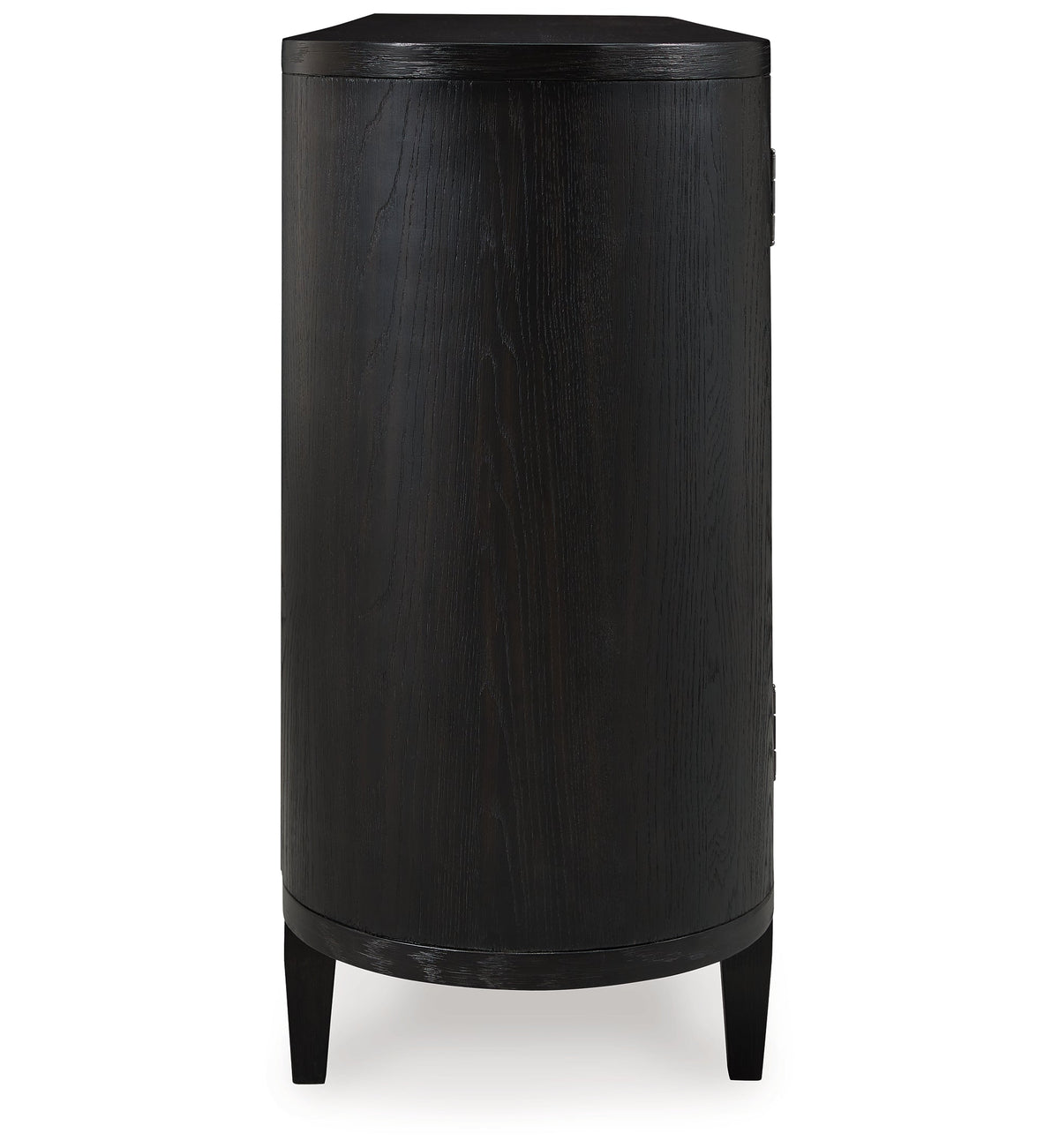 Rowanbeck Dining Table and 6 Chairs with Storage in Black by Ashley at Eve Furniture