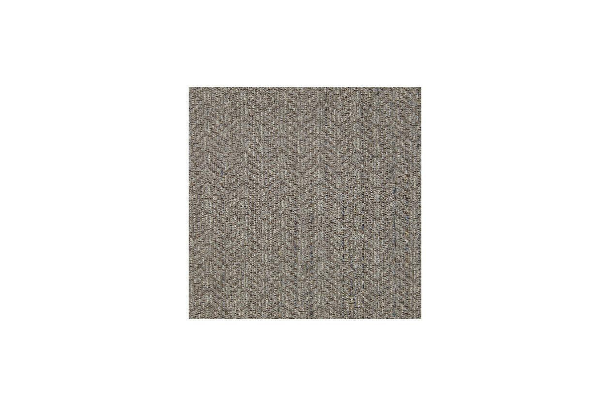 Rowanbeck Gray/Black King Upholstered Panel Bed by Ashley at Eve Furniture