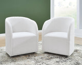 Rowanbeck Ivory Dining Chair, Set of 2 by Ashley at Eve Furniture