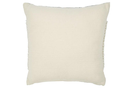 Rowcher Gray/White Pillow by Ashley at Eve Furniture