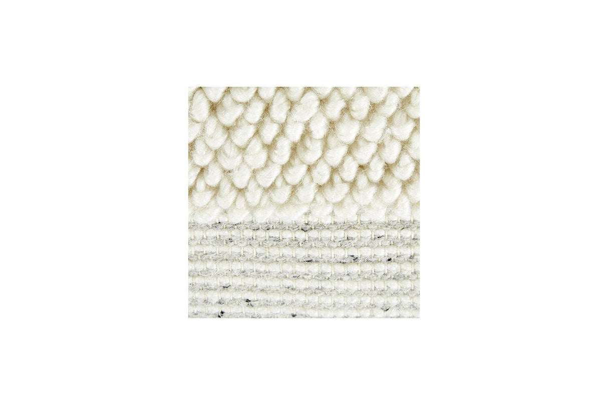 Rowcher Gray/White Pillow by Ashley at Eve Furniture