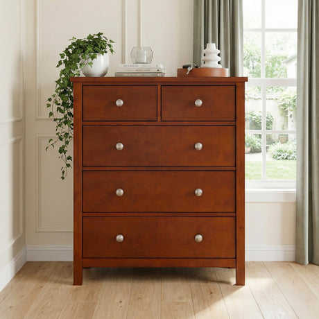 Rowe Dark Cherry Drawer Chest by Homelegance at Eve Furniture